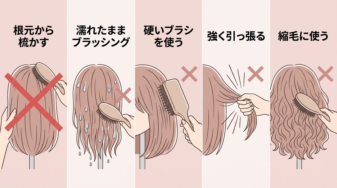 ウィッグのブラッシング方法：人工毛・人毛別の正しいコツと手順