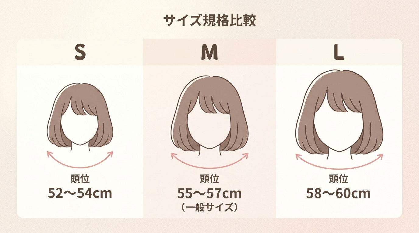 ウィッグのサイズ選び:フィット感チェックのポイントと失敗しない方法