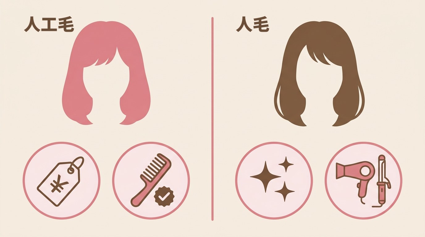 ウィッグ初心者が最初の1本を選ぶときのポイント|素材・タイプ・予算を整理する