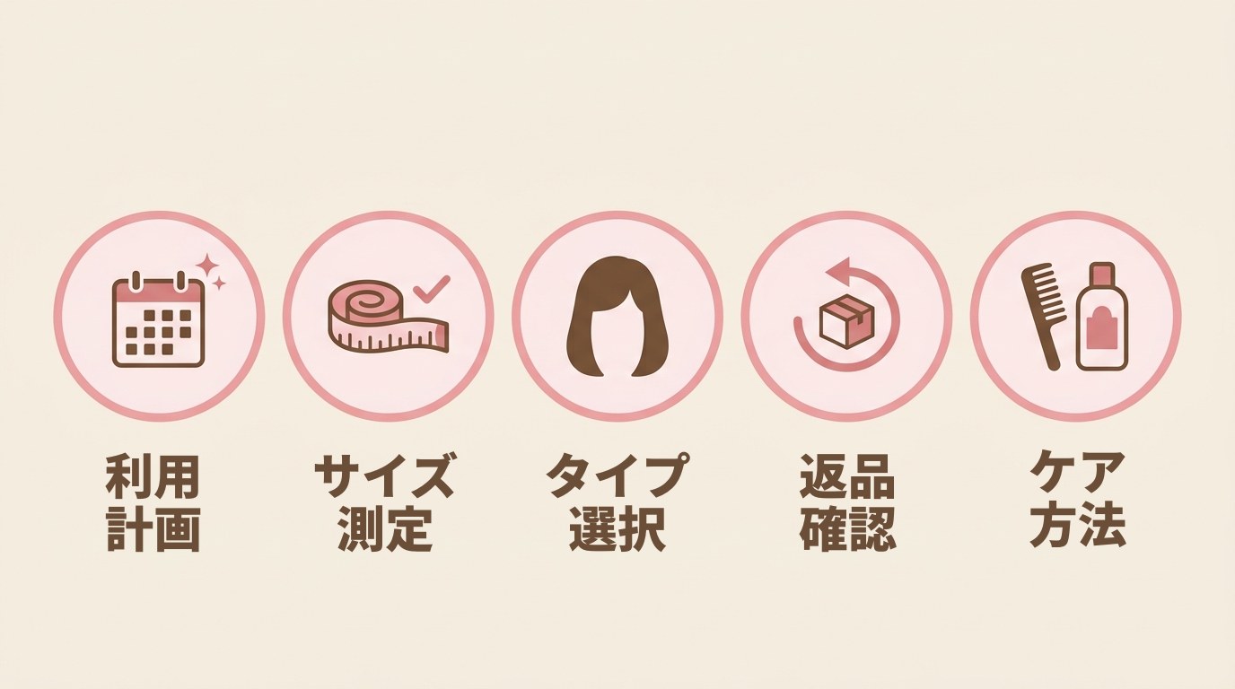ウィッグ初心者が最初の1本を選ぶときのポイント|素材・タイプ・予算を整理する