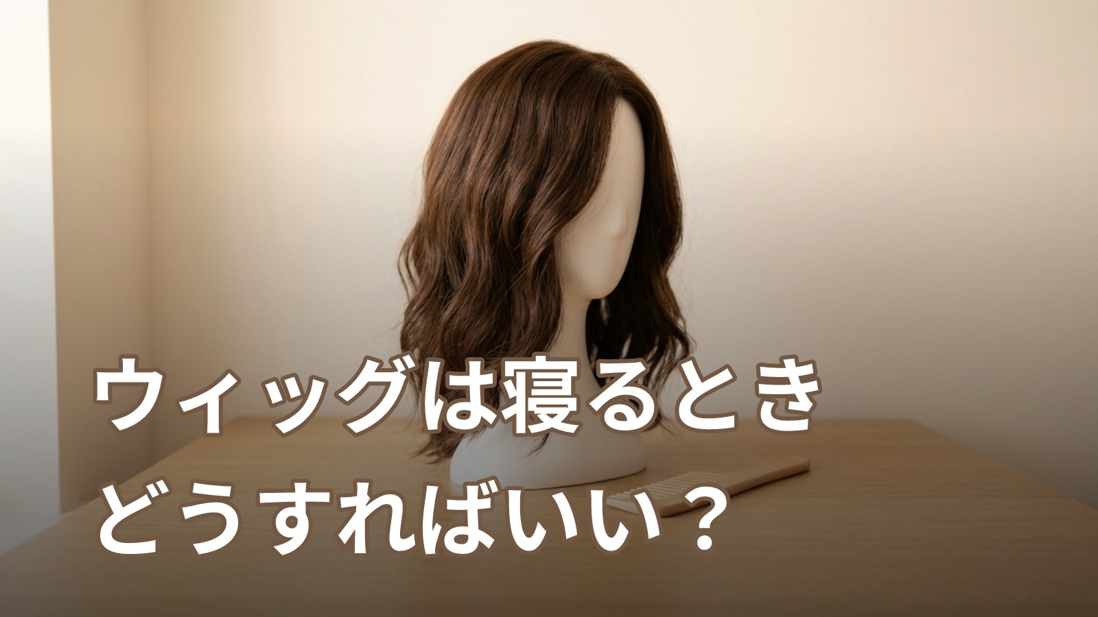 ウィッグをつけたまま寝てもいい？就寝時の正しい扱いと翌朝の手順