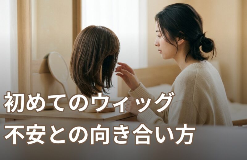 ウィッグを初めてつけた日の不安と慣れるまでの過ごし方｜違和感・気づかれる不安への向き合い方