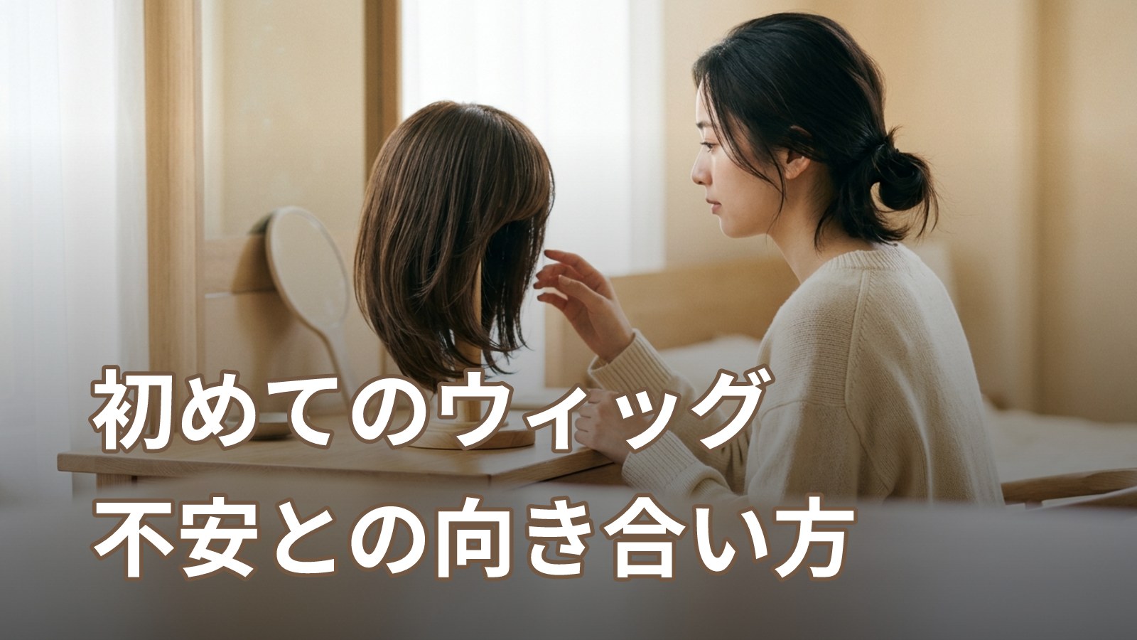 ウィッグを初めてつけた日の不安と慣れるまでの過ごし方｜違和感・気づかれる不安への向き合い方